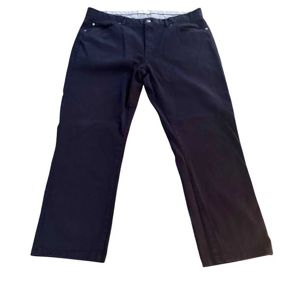 Peter Millar Men's Navy Blue Chino Pants Slim Fit, Size 38